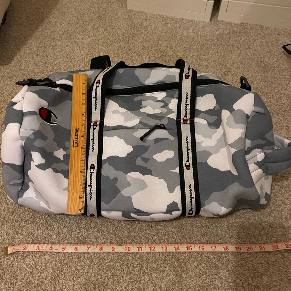 Champion duffle bag- camo print